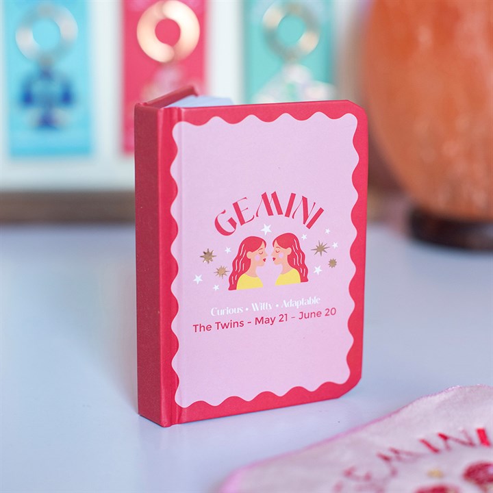 Sternzeichen Mini-Notizbuch Zwillinge ♊ – Gemini Zodiac Journal