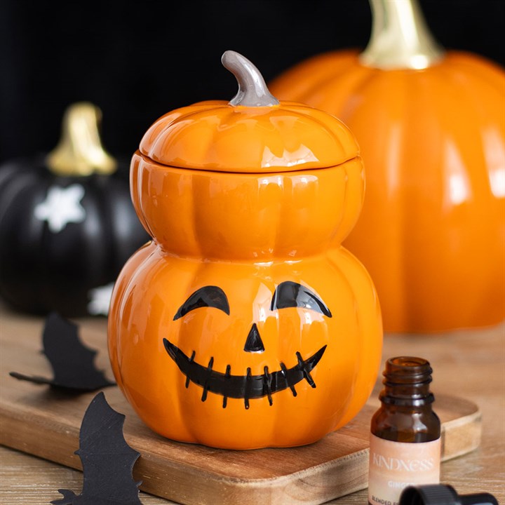 Pumpkin Glow – Kürbis Ölbrenner & Wachswärmer