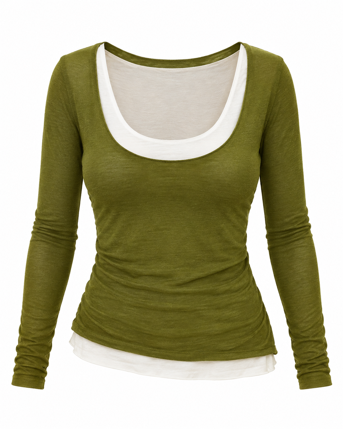 Cashmere Soft Layers – Langarmshirt mit GRATIS Top