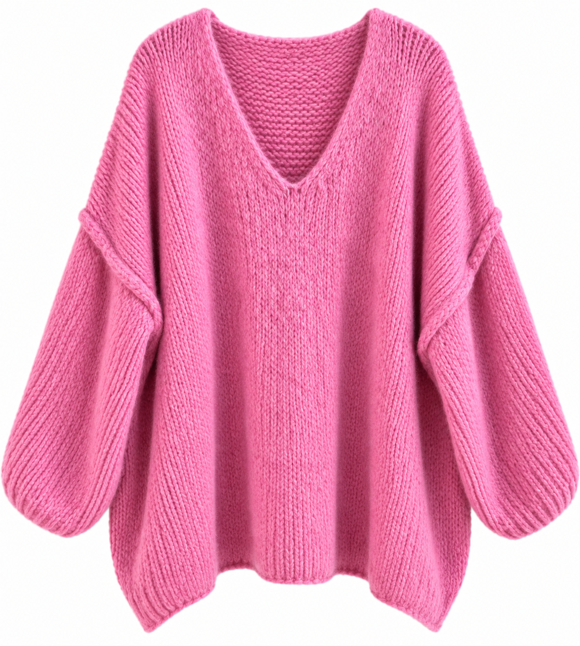 Kuscheliger Oversize Strickpullover mit Wolle