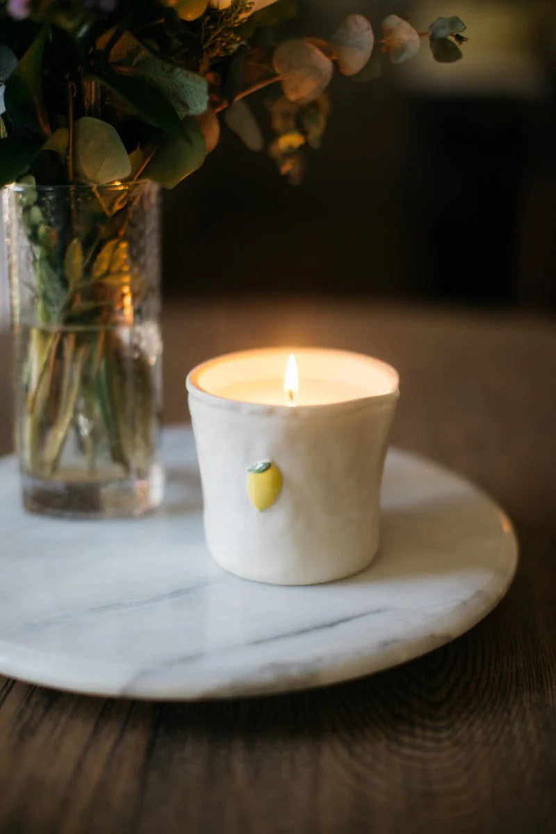 Meyer Lemon Duftkerze in Keramikgefäß – Paddywax Bistro Kollektion