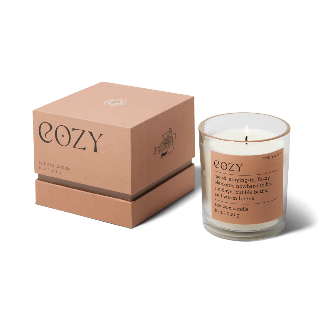 Cozy Cashmere & French Orris Duftkerze - Paddywax Mood Collection