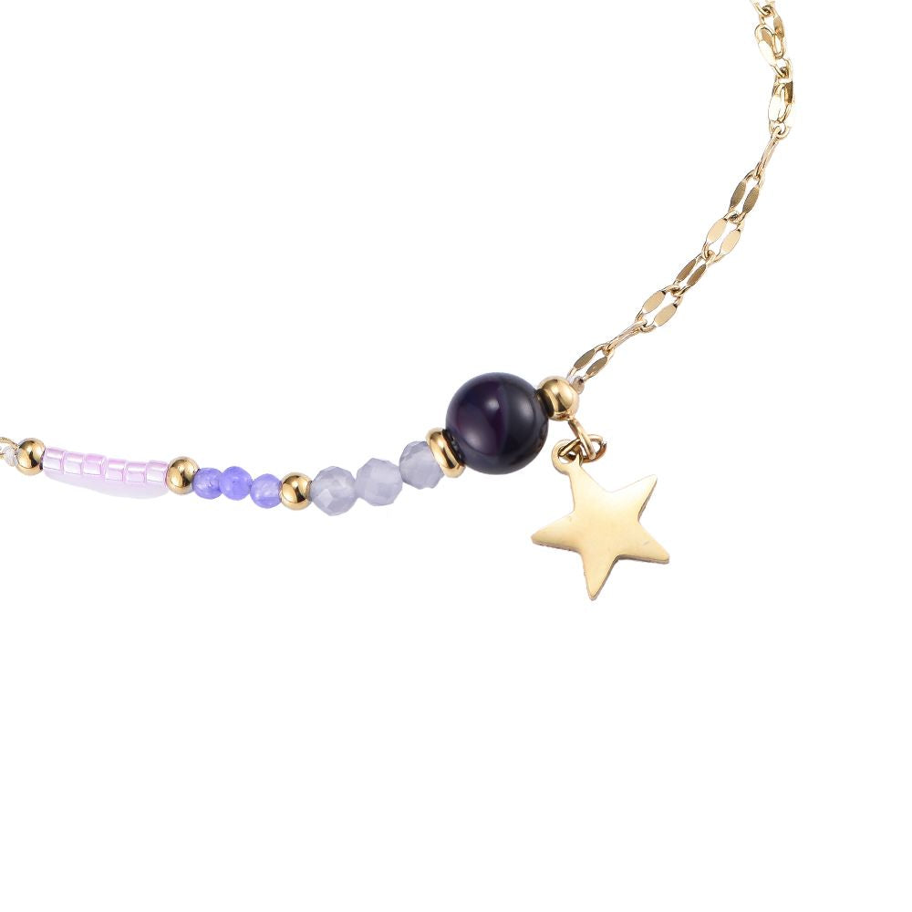 Purple Star Armband