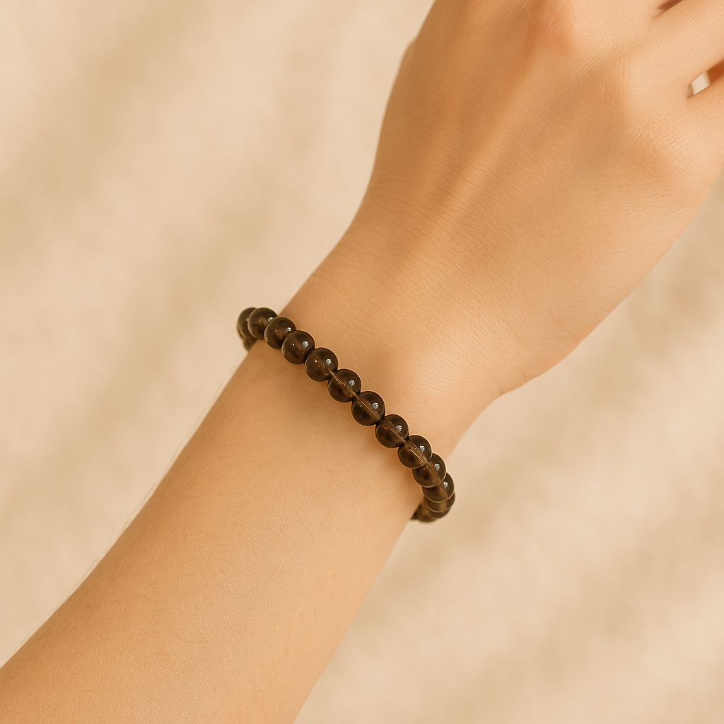 Rauchquarz Edelstein Armband