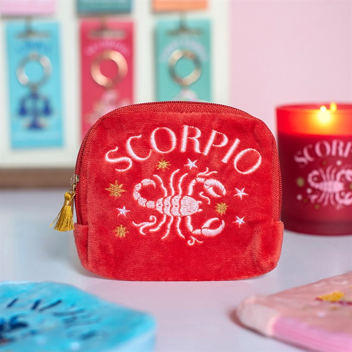 Sternzeichen Samttäschchen Skorpion ♏ – Scorpio Zodiac Velvet Pouch