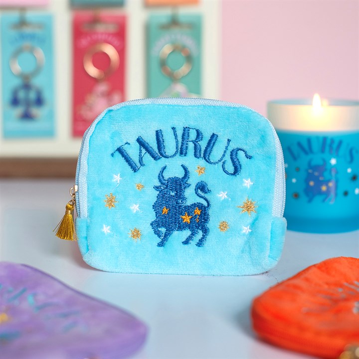 Sternzeichen Samttäschchen Stier ♉ – Taurus Zodiac Velvet Pouch