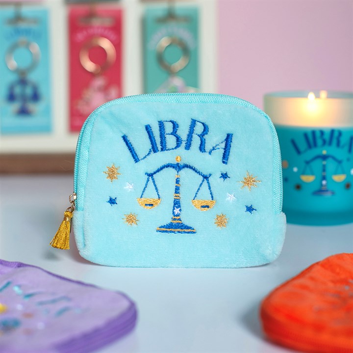 Sternzeichen Samttäschchen Waage ♎ – Libra Zodiac Velvet Pouch