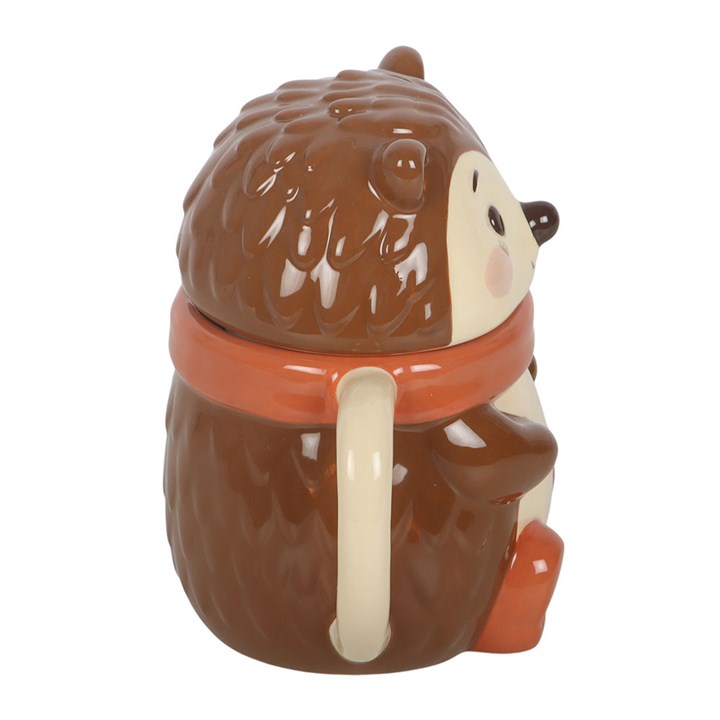 „Hazel Hedgehog“ Keramik Tasse mit Deckel im Igel Design