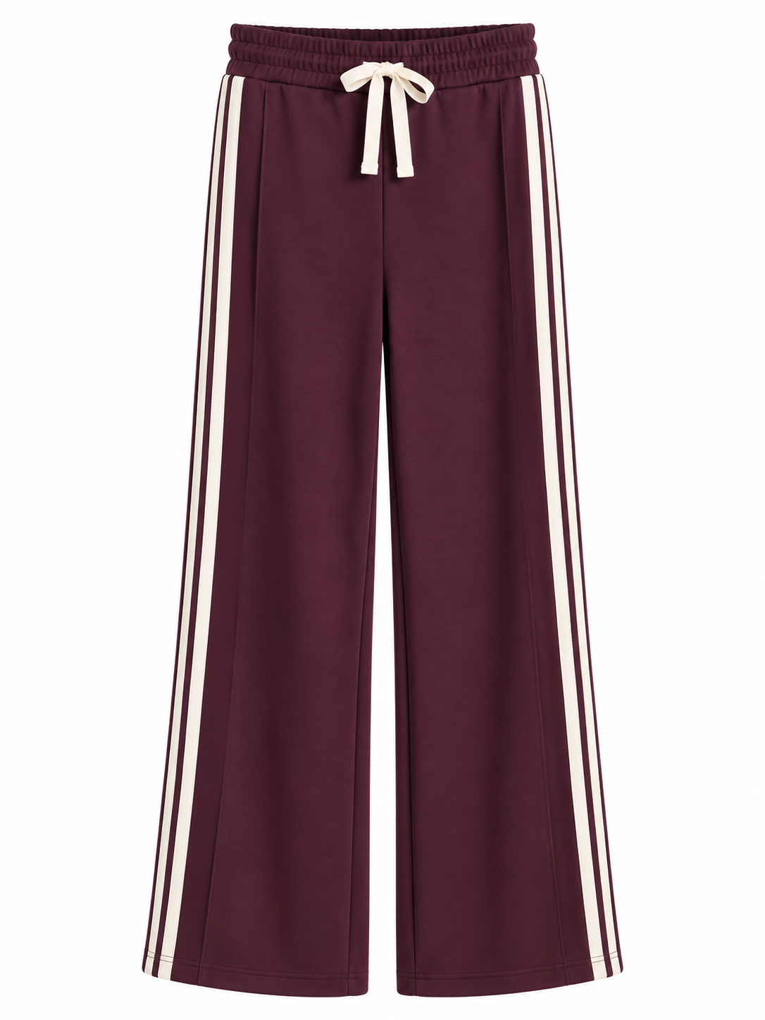 Wide Leg Streifenhose – Sporty Chic