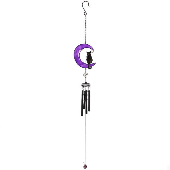 Midnight Cat – Windspiel mit Schwarzer Katze