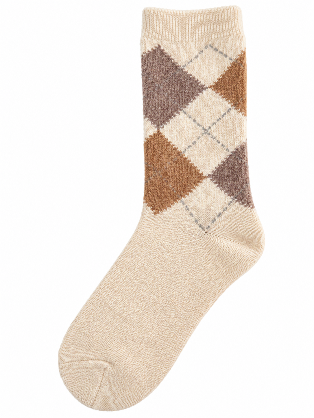Kaschmir Thermosocken – Argyle