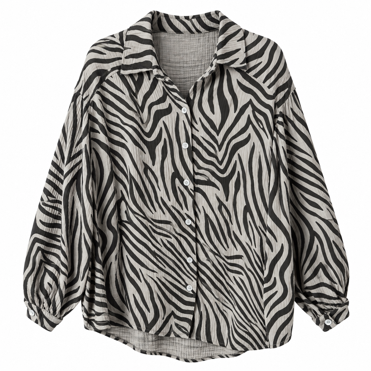 Zebra Oversize Bluse