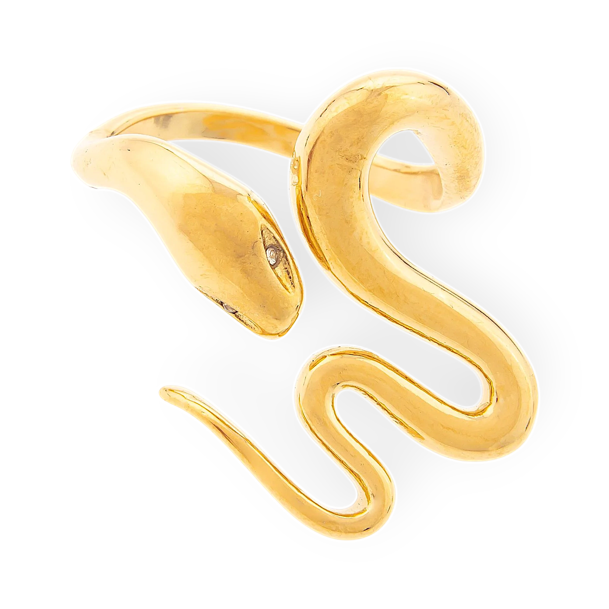 Verschlungene Schlangen Ring