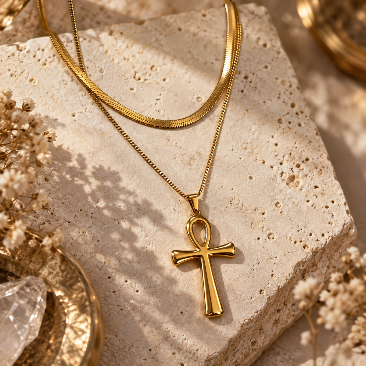 Ankh Kette Gold