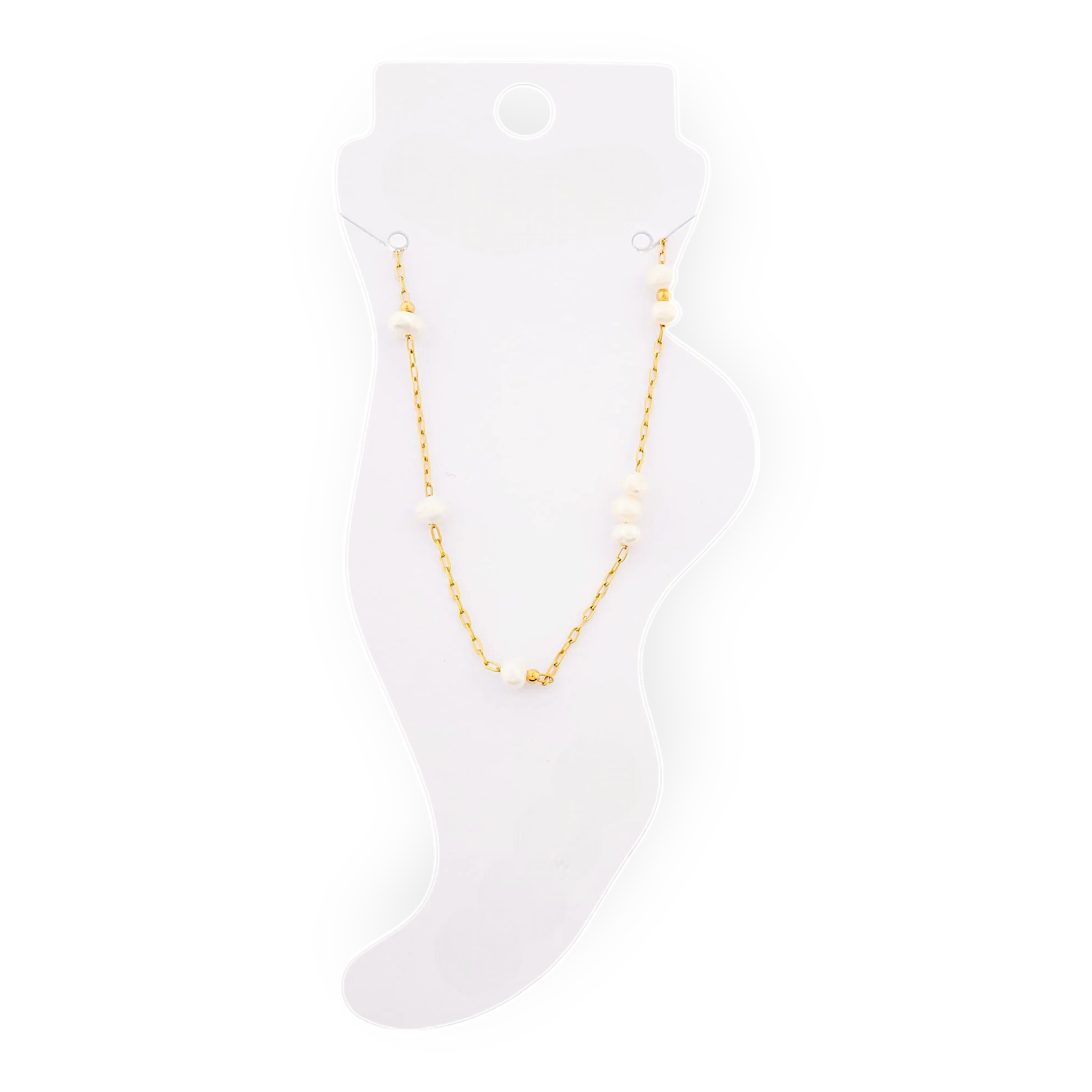 Fußkette mit Perlen