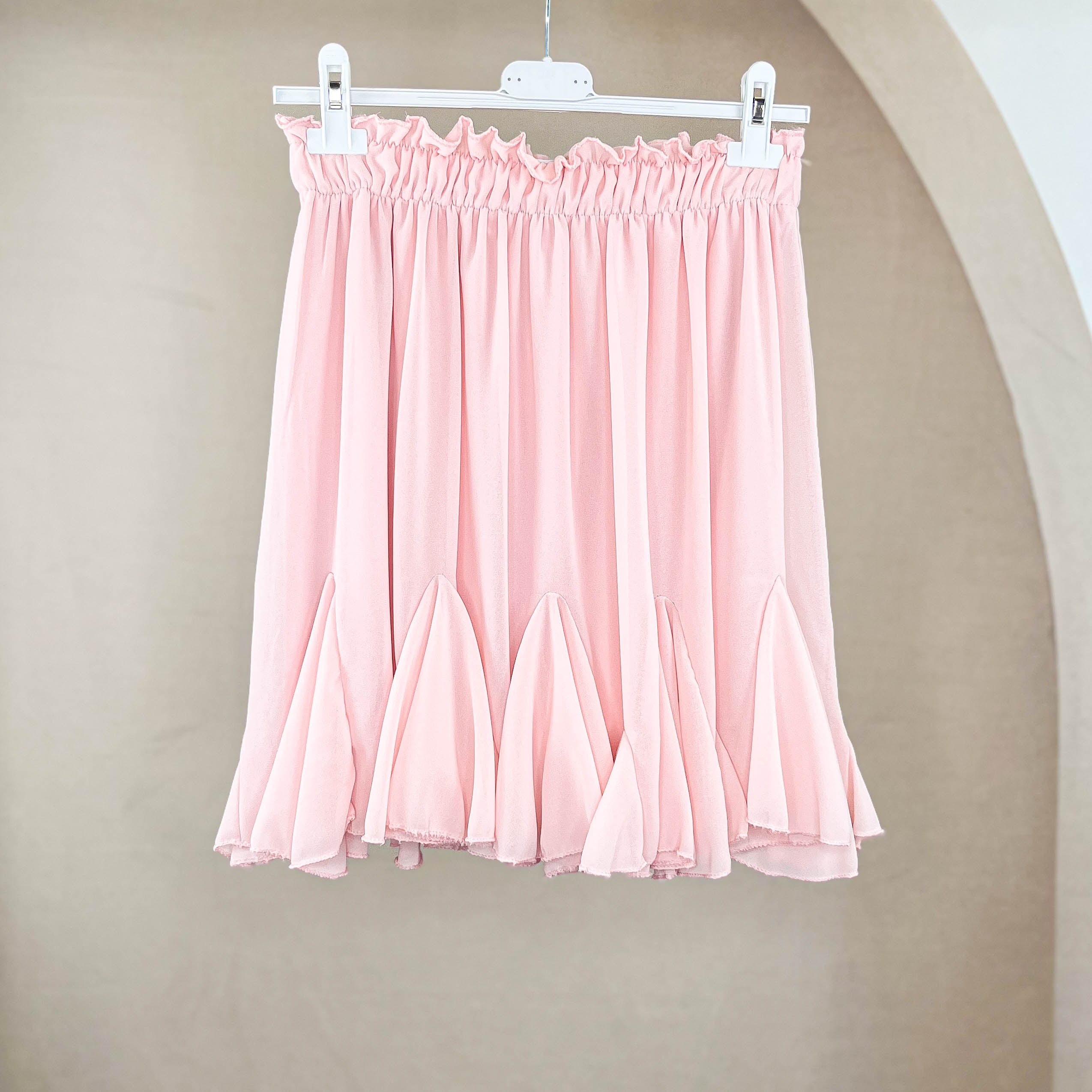 Elastischer Rock Rosa