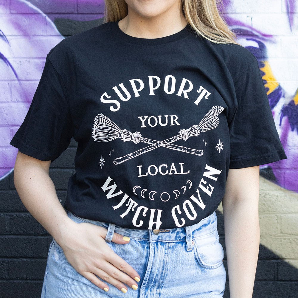 Support Your Local Witch Coven - T-Shirt