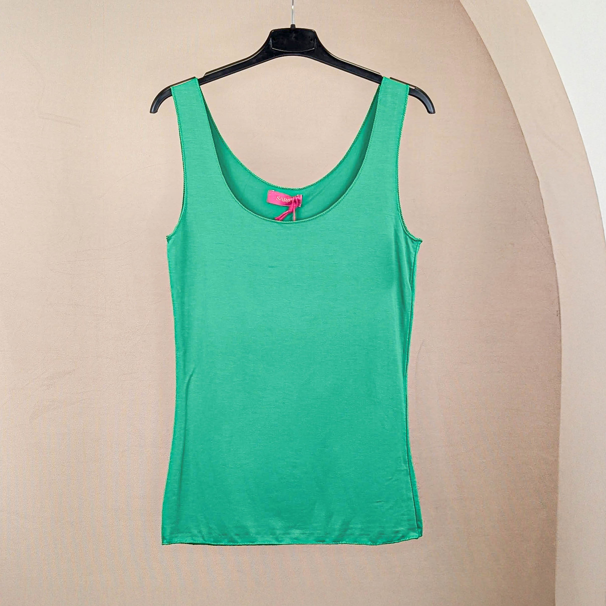 Basic Top Kurz - Grün