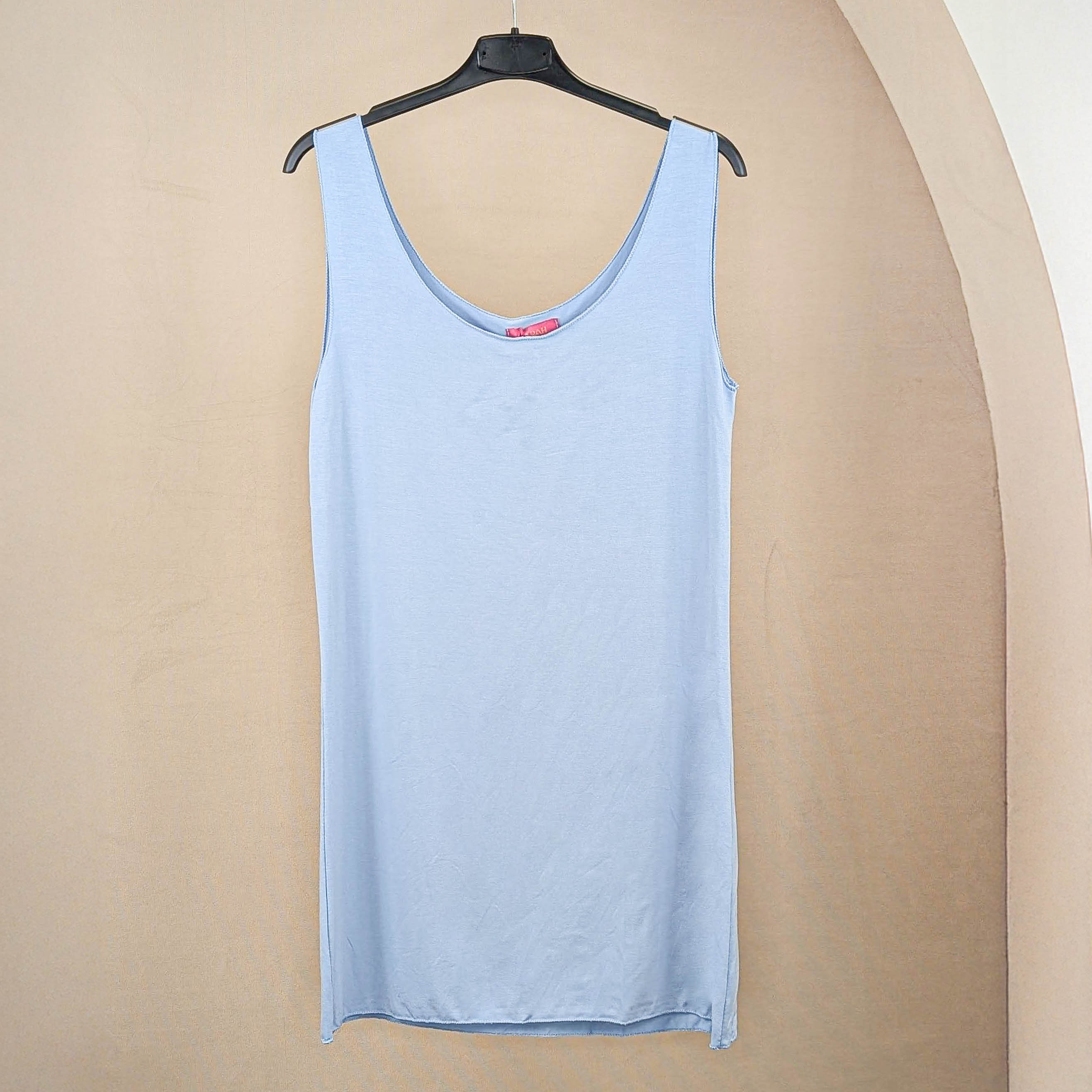 Basic Top Midi - Babyblau