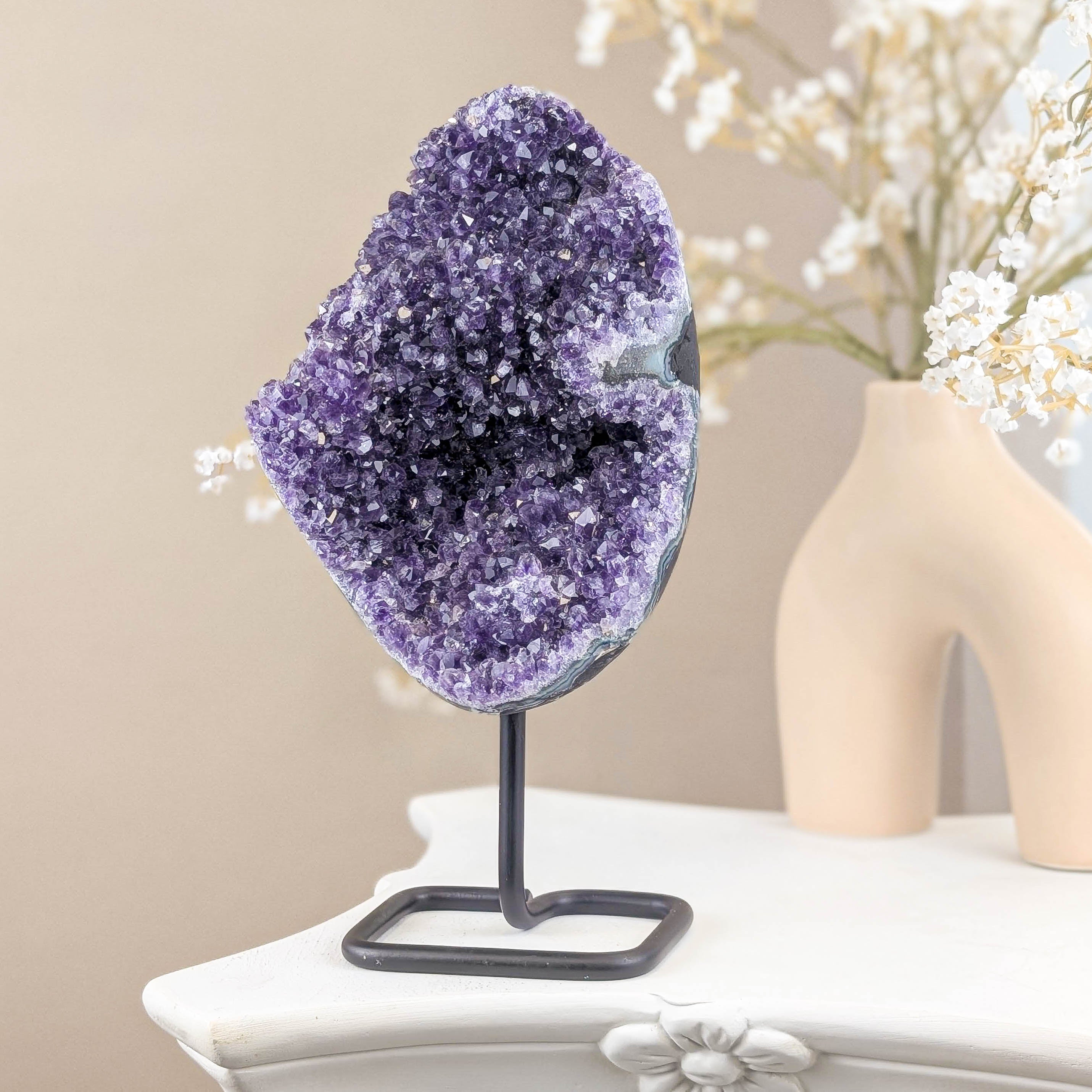 Amethyst Cluster auf Ständer (219P)