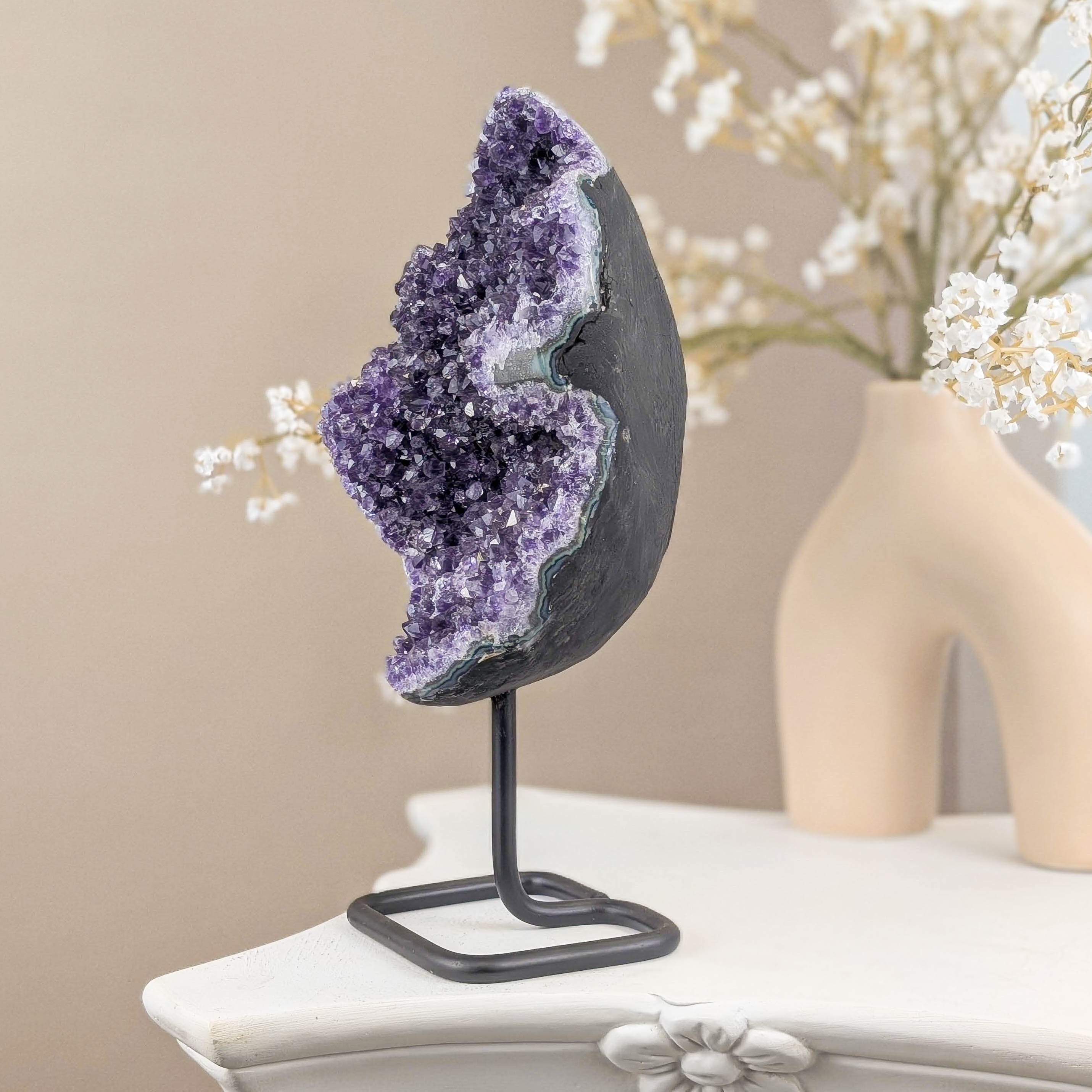 Amethyst Cluster auf Ständer (219P)