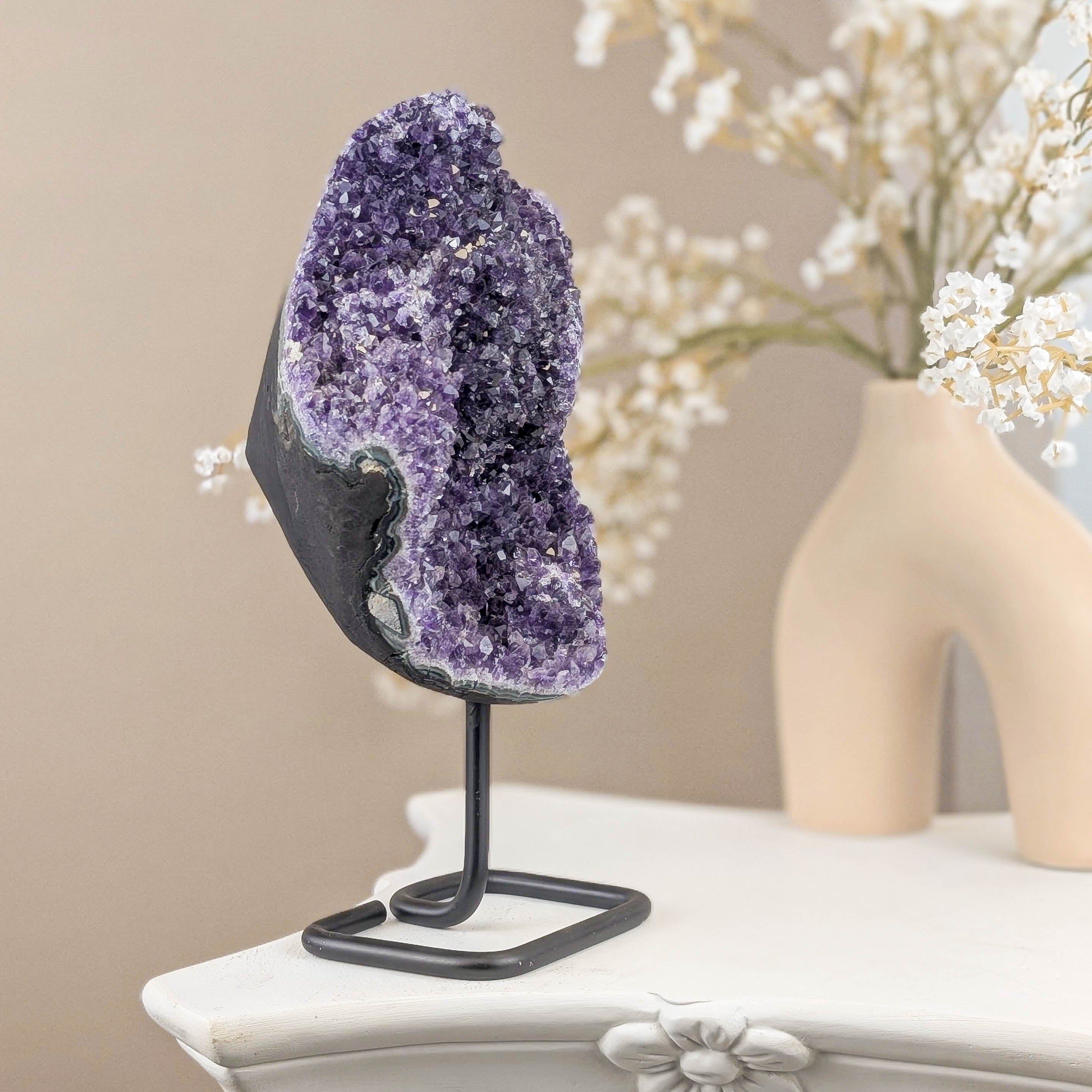 Amethyst Cluster auf Ständer (219P)
