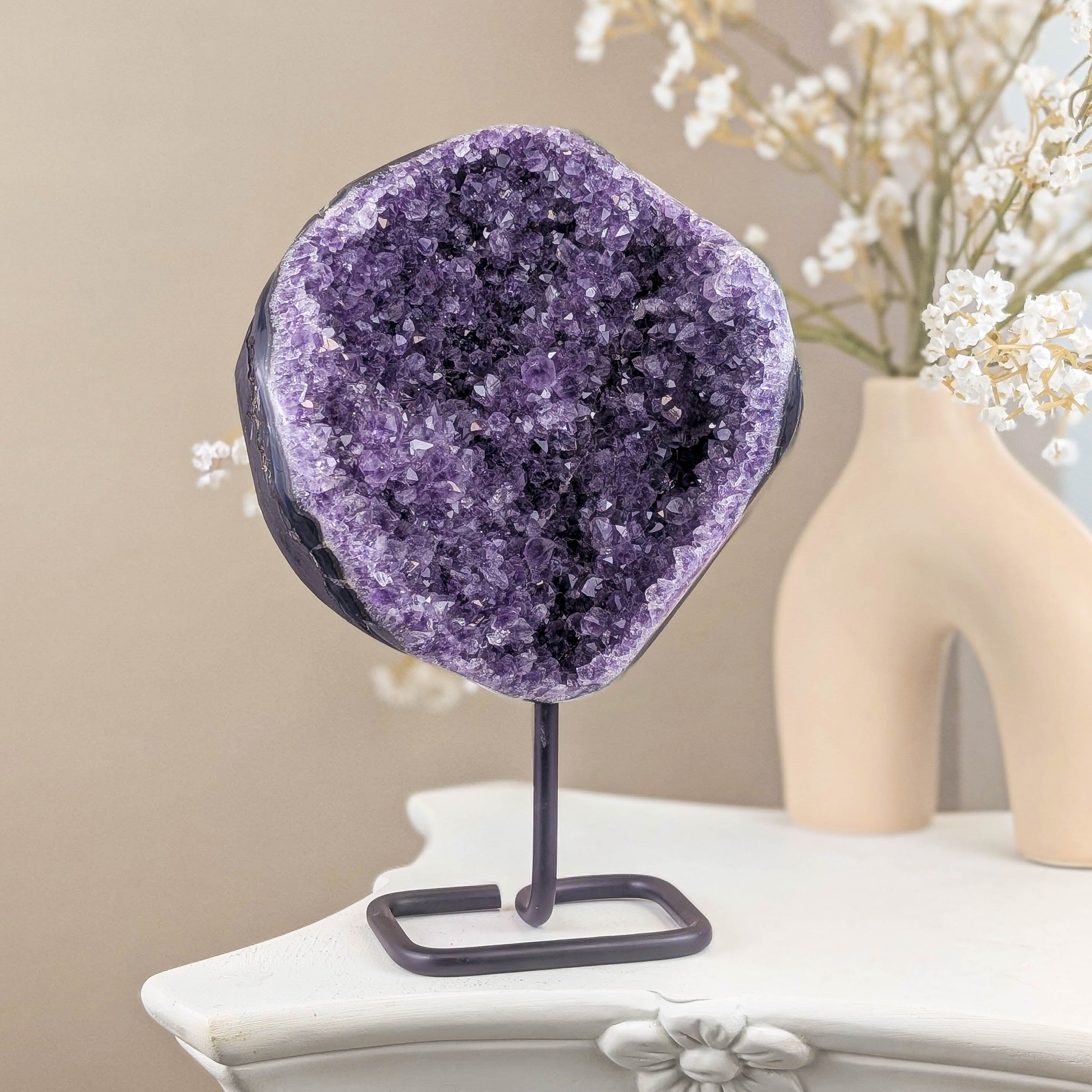 Amethyst Cluster auf Ständer (266J)