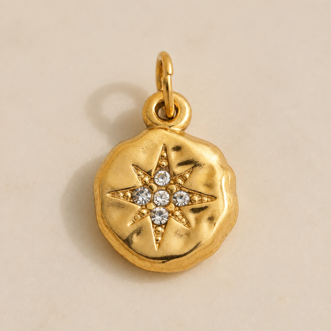 Antique Star Charm