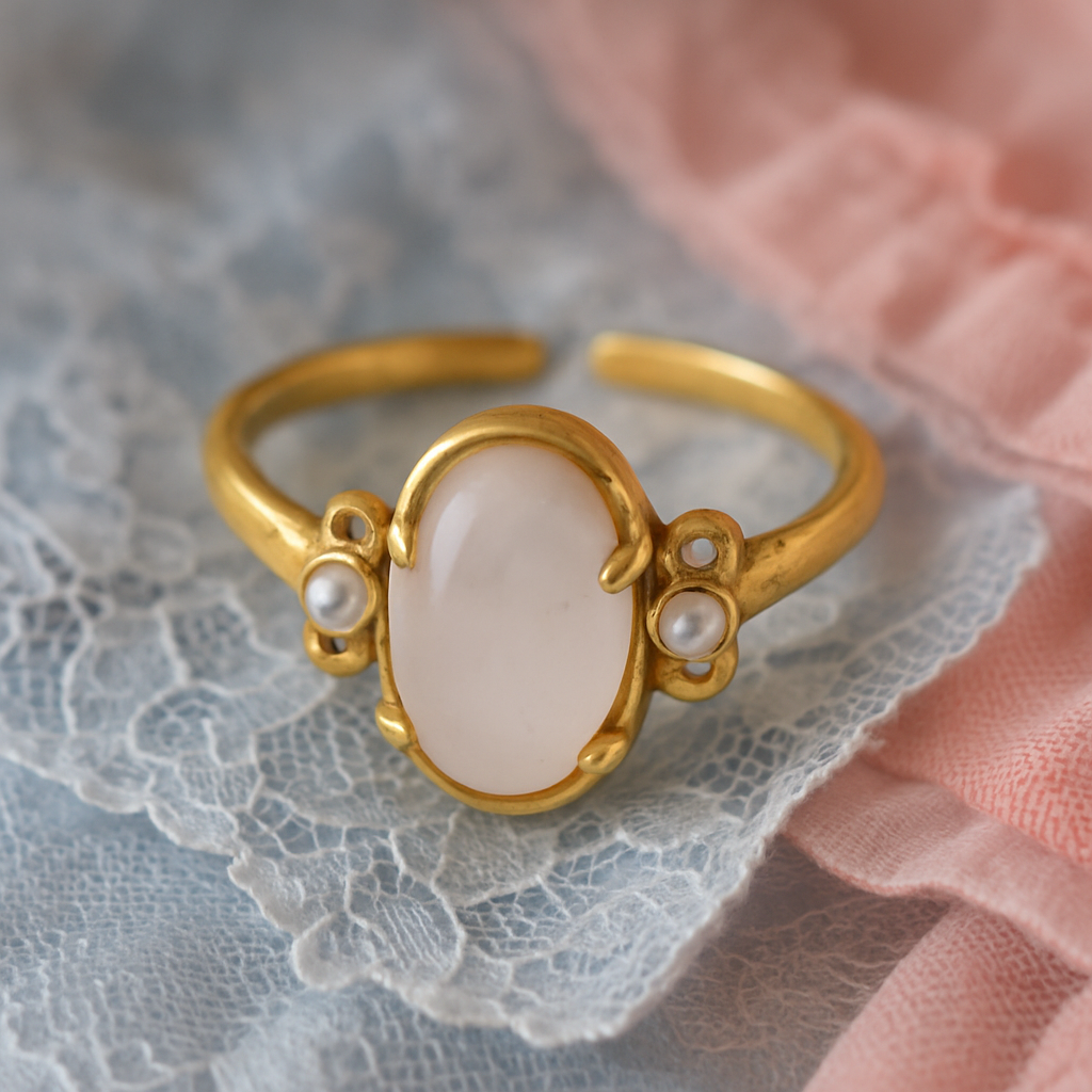 Antoinette Ring - Mondstein