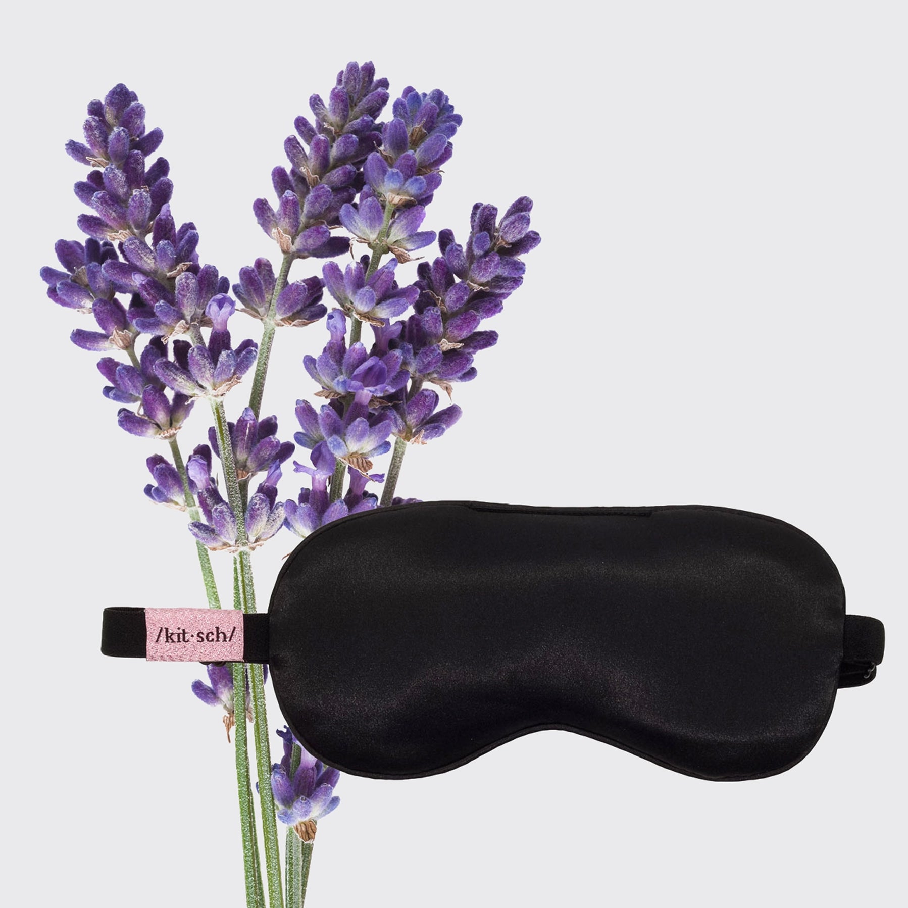 Lavendel Weighted Satin Augenmaske – Entspannung & Schönheitsschlaf
