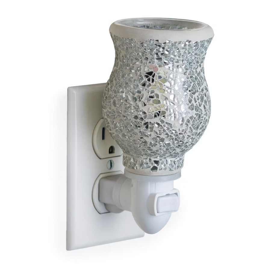 CANDLE WARMERS® Plug Duftlampe REFLECTION elektrisch silber