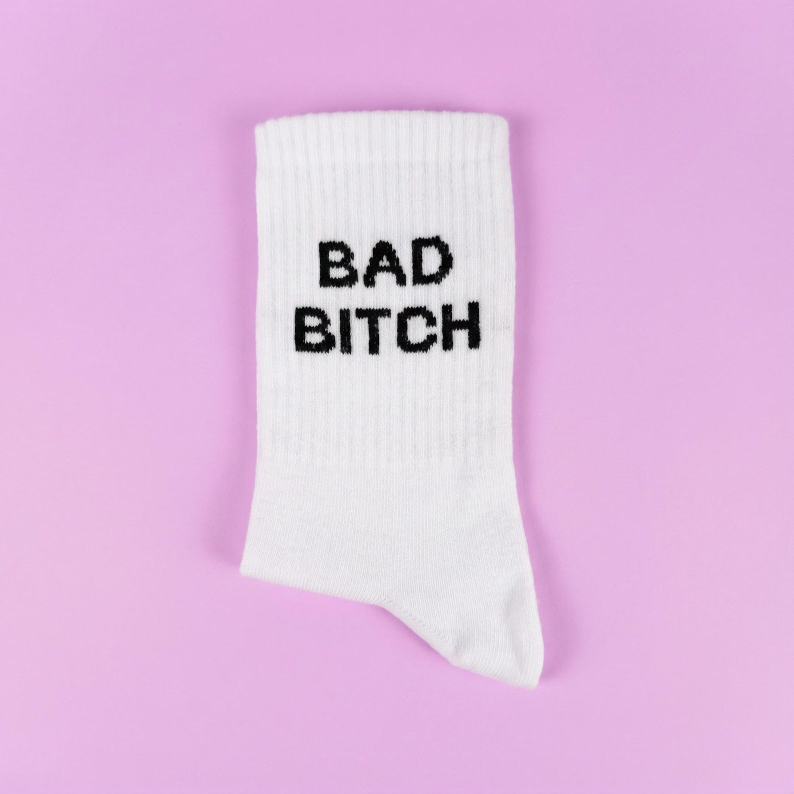 Bad Bitch Socken aus Bio-Baumwolle