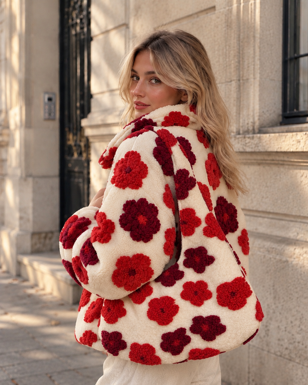 Floral Teddy Bag