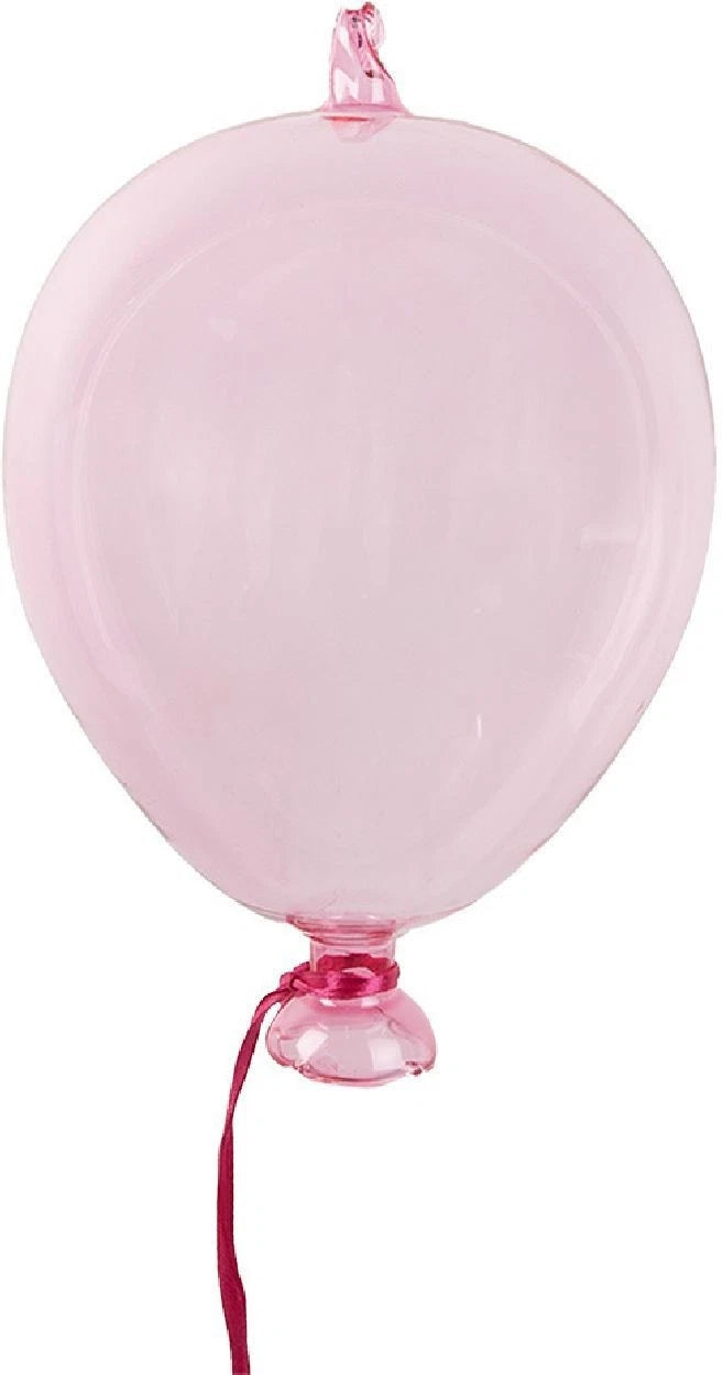 Dekorativer Glasballon in Pastellfarben – Verspielter Anhänger aus Glas