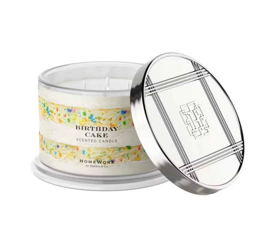 Birthday Cake – 4-Docht Duftkerze | Vanillekuchen & Karamellisierter Zucker | 510 g