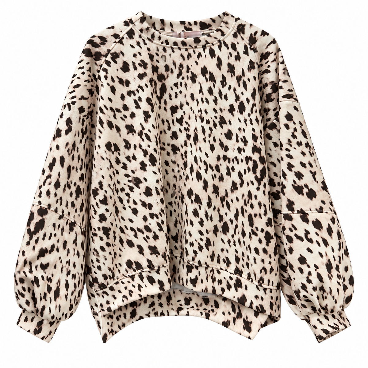 Butterstoff Oversize Sweatshirt – Fawn Print