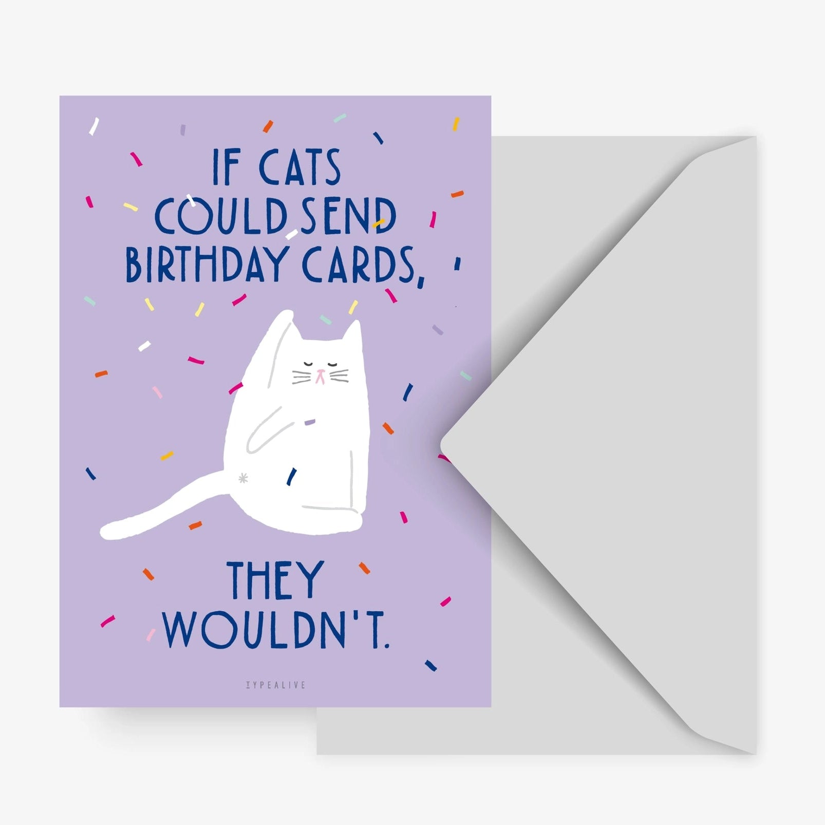 Postkarte - Cat Birthday