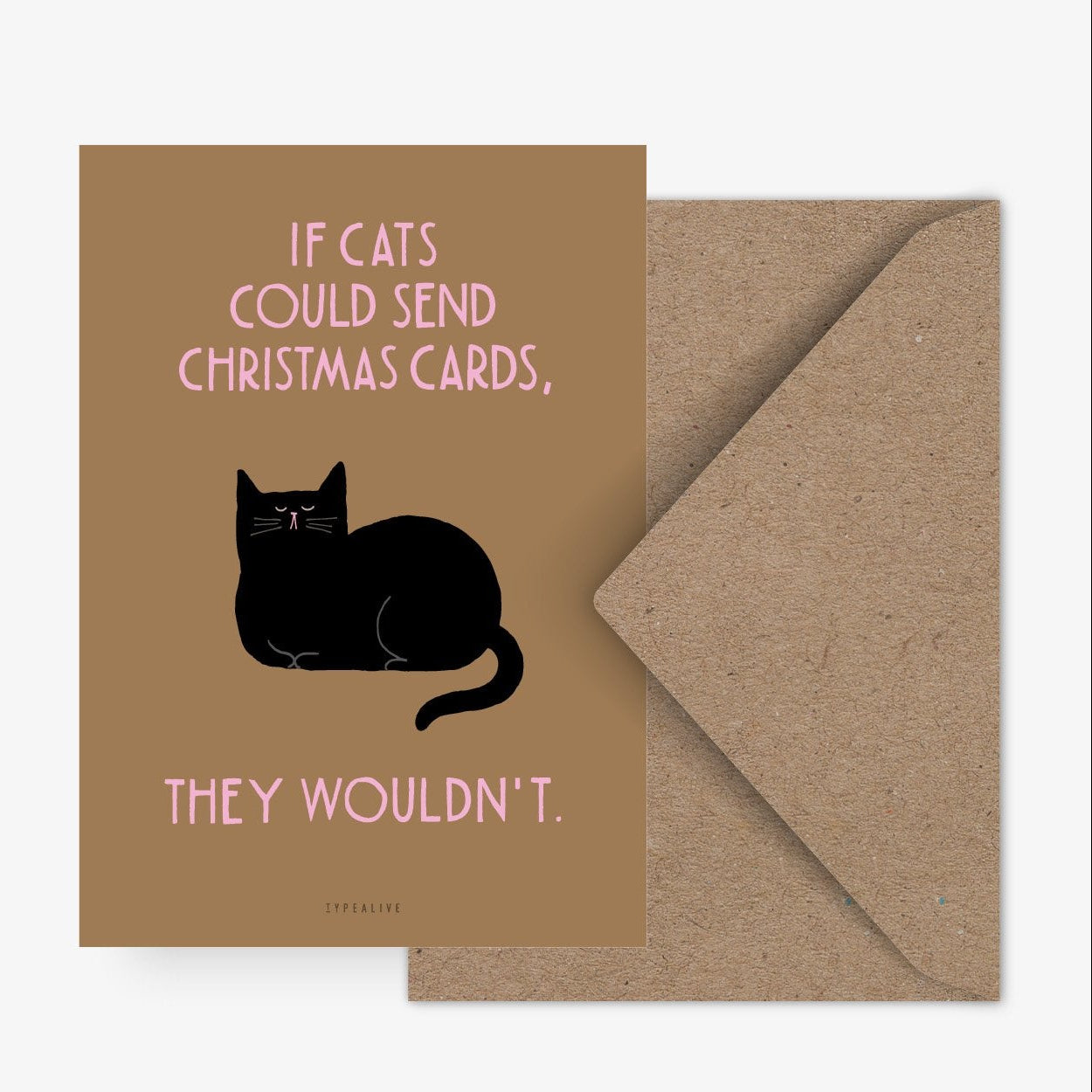 Postkarte - Cat Christmas