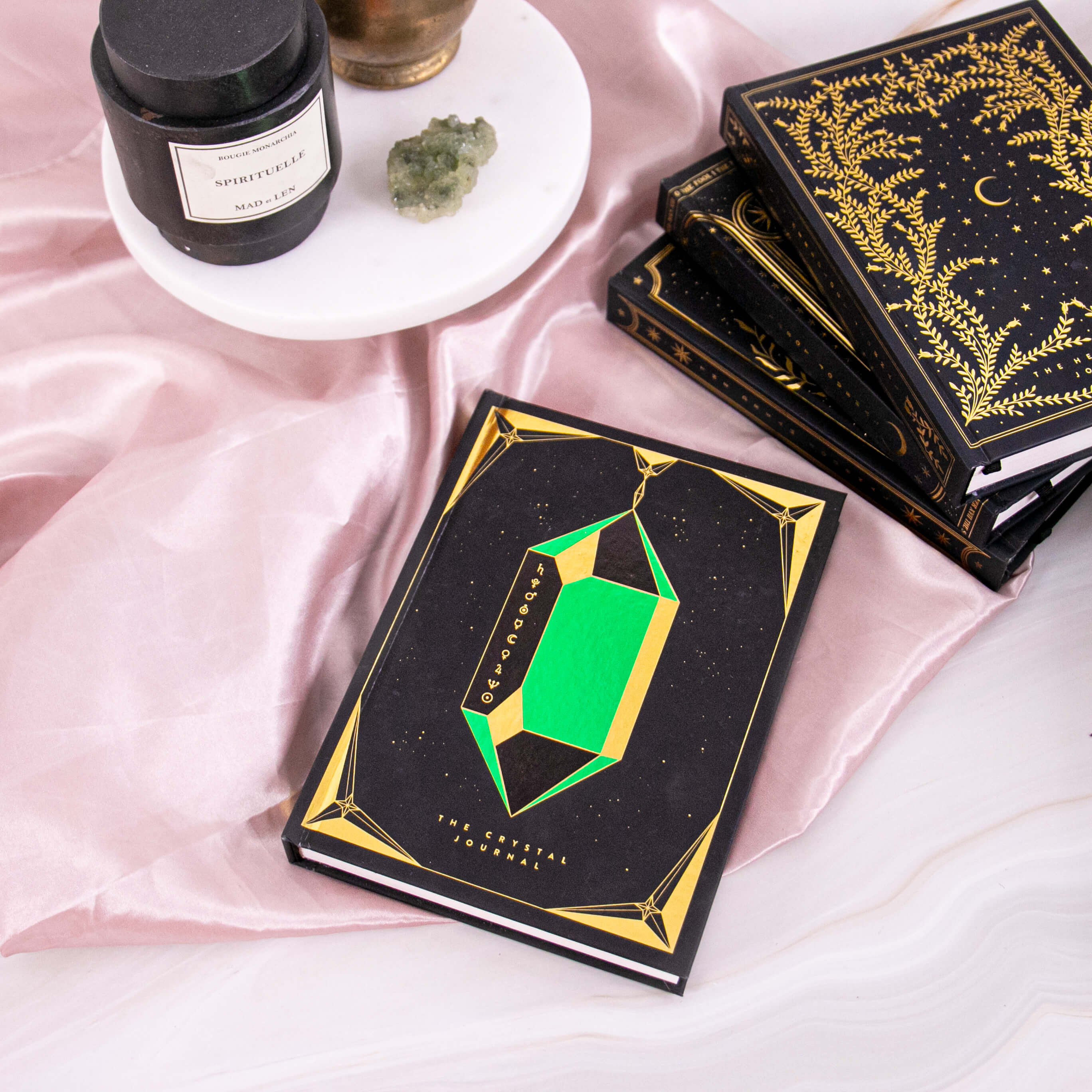 Crystal Journal Buch Book Kristalle Edelsteine schwarz Annurah deutscher Onlineshop