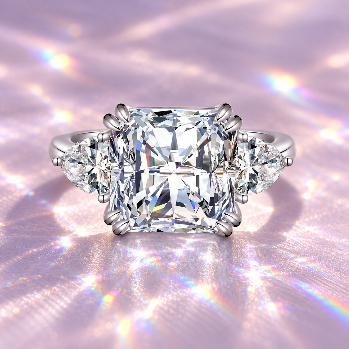 Radiant Diamond – Crystal Mirage Ring