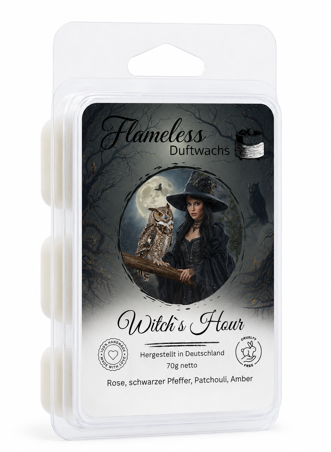 FLAMELESS Soja-Duftwachs HALLOWEEN WITCH'S HOUR 70 g