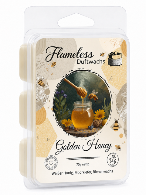 FLAMELESS Soja-Duftwachs GOLDEN HONEY 70 g