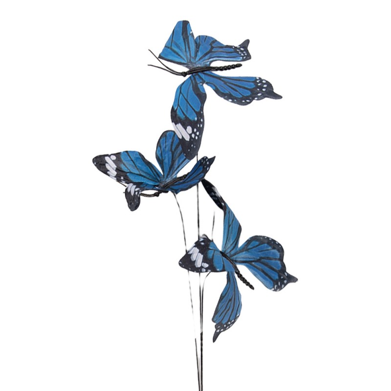 Deko Schmetterlinge am Stil - Royal Blau