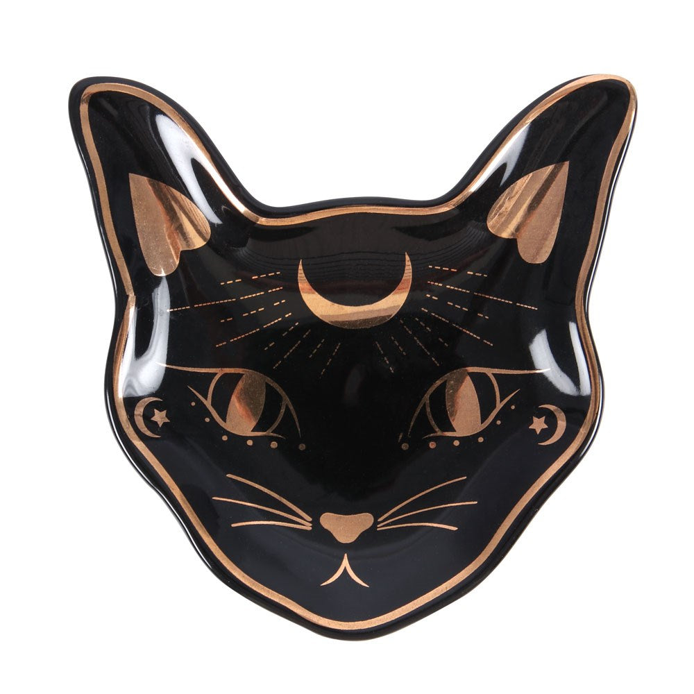 Witchy Cat Deko Teller