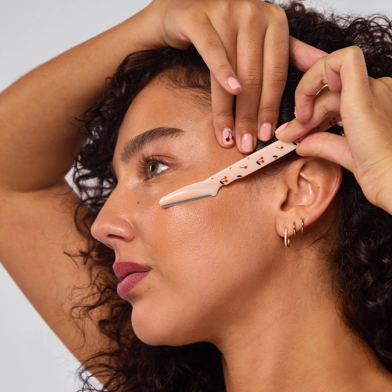 6er-Set Dermaplaner aus recyceltem Kunststoff – Kirschblüten-Design