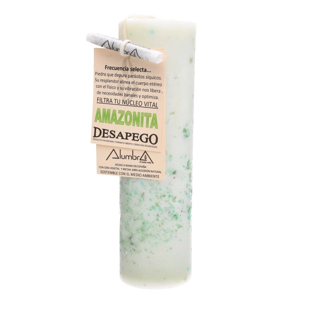 Ritualkerze - Amazonit | Loslassen & Freiheit