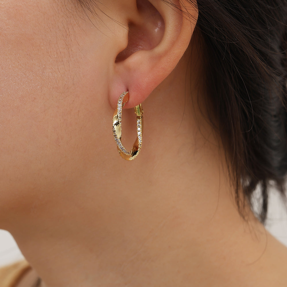 Diamond Twist Ohrringe