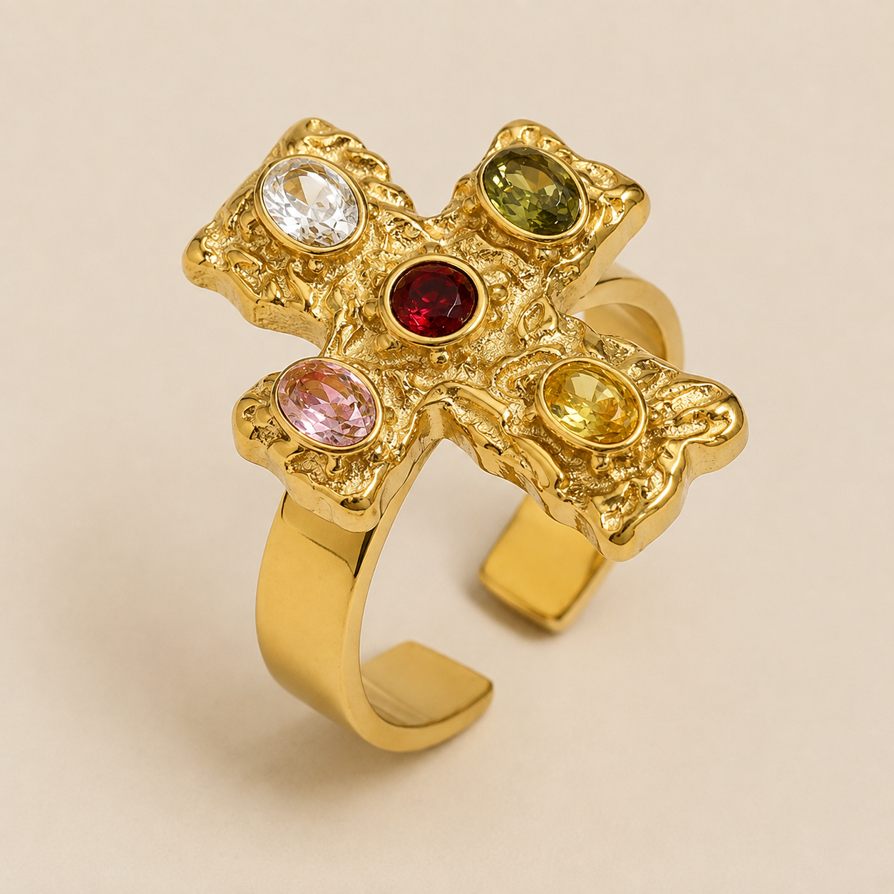 Divine Cross Ring