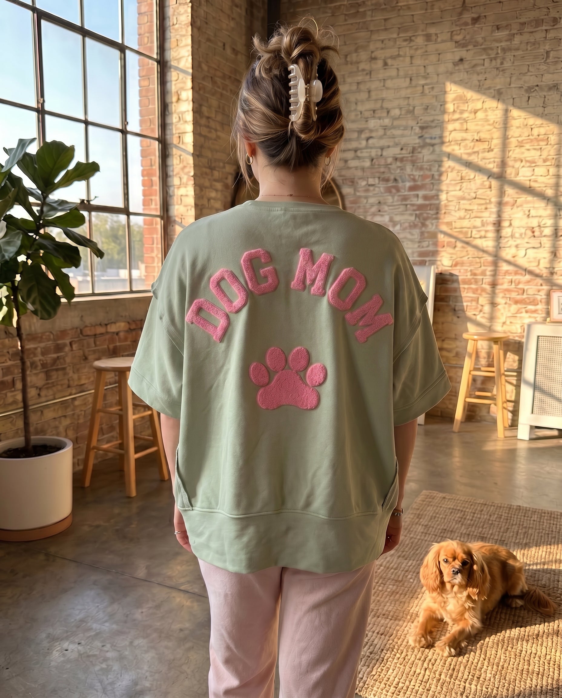 Dog Mum Shirt Oversize