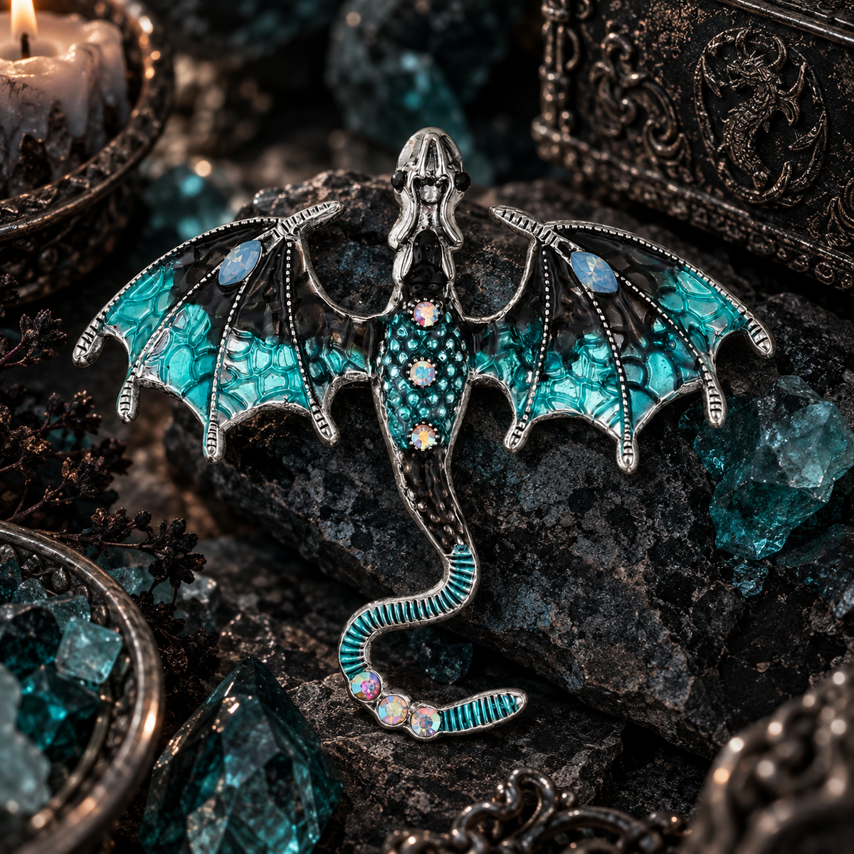 Frozen Flame Dragon Anhänger